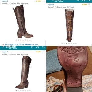 Brand new, never used, knee high boots